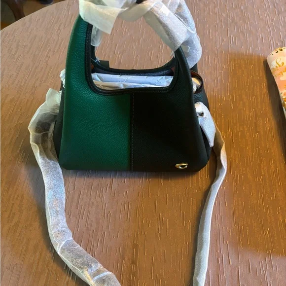 Coach Black and Green Modern Shoulder Bag - Picture 2 of 2